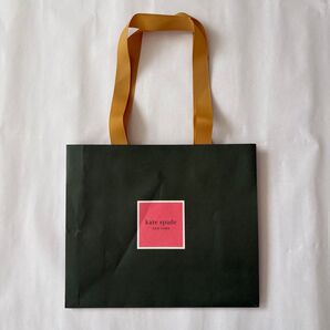 ケイトスペードニューヨーク kate spade NEW YORK 紙袋 ショッパー グリーン 緑