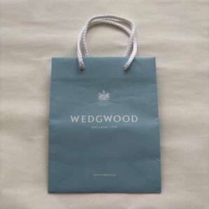 ウェッジウッド WEDGWOOD 紙袋 ショッパー ブルー