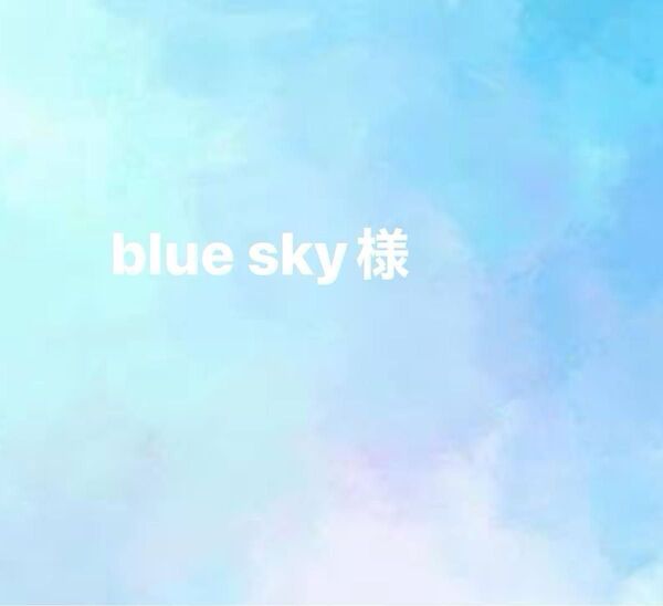 blue sky様 m(_ _)m