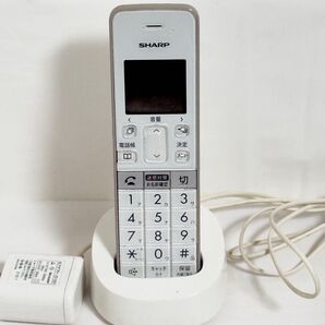 SHARP コードレス電話 子機 JD-KS08 jd-ks08 ホワイト