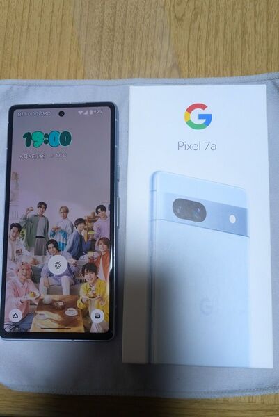金土日限定特価 美品 Google Pixel7a Sea 国内販売正規品 限定色 sea 128gb
