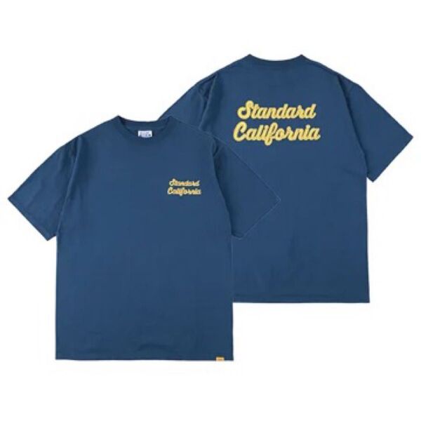 【美品】Standard California Tシャツ ネイビー サイズM