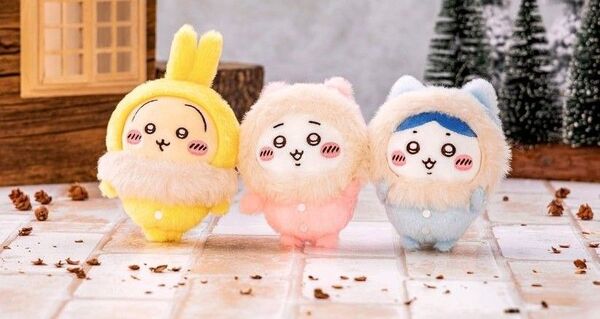 新品未使用 ちいかわ フッサフッサなパジャママスコット キーホルダー(うさぎ)ちいかわマーケット ちいかわ グッズ