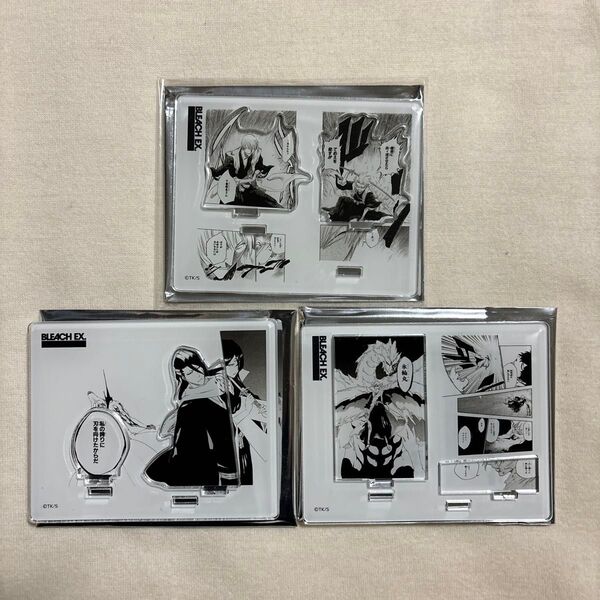 BLEACH EX 原画展 アクリルジオラマ 日番谷冬獅郎 市丸ギン 朽木白哉