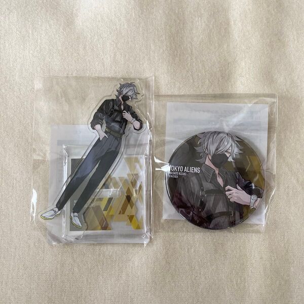 東京エイリアンズ オンラインくじ 鬼崎将人 アクリルスタンド アクスタ アクリルスタンド B賞 D賞 缶バッジ e-store