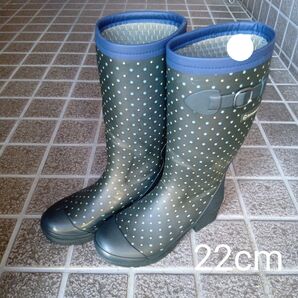 hiromichi nakano ドット柄 長靴 22cm ナカノヒロミチ