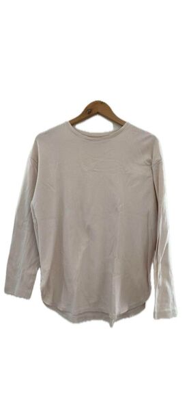無印良品 Mサイズ Lサイズ オーガニックコットン長袖Tシャツ ベージュ