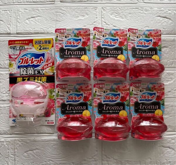 小林製薬 ブルーレット おくだけ除菌EX フレグランス アロマティックフローラル 本体 計7点