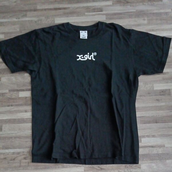 【6月21日迄限定価格】X-girl Tシャツ 黒 サイズ2