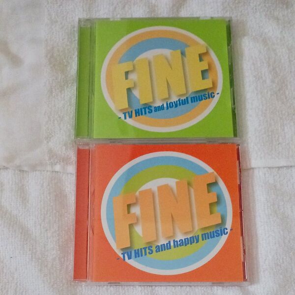 日曜日までオムニバスTV HITS FINE/ happy andJoyfull/ CDアルバム2枚まとめ売り中古
