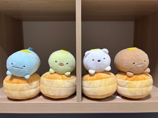 すみっコぐらし ホットケーキになりきりぬいぐるみ とかげ しろくま とんかつ ペンギン プライズ