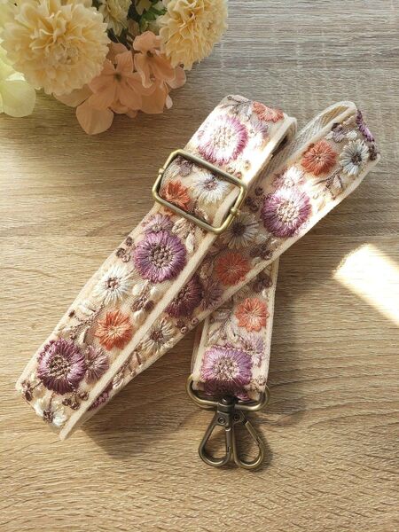 ☆ハンドメイド☆インド刺繍リボン ショルダーストラップ・9
