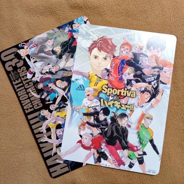 ハイキュー!!Sportiva アニメイト特典B5サイズ ビジュアルボード 2枚