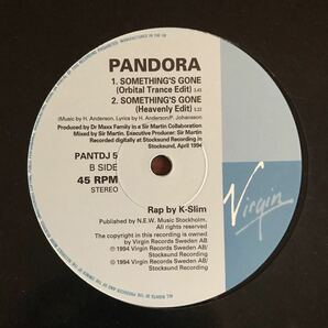【reggae-pop】Pandora / Something's Gone［12inch］オリジナル盤の画像4