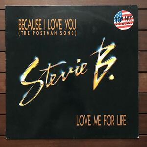 ●【r&b】stevie b. / because i love you (the postman song) ［12inch］オリジナル盤《2-1-57 9595》