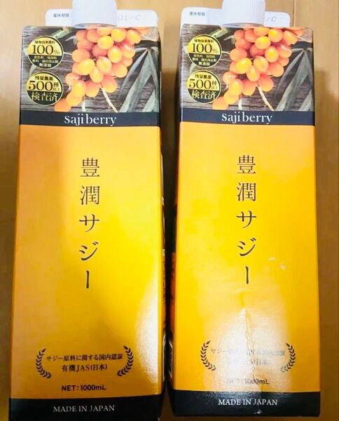 豊潤サジージュース 1000mL 2本セット フィネス