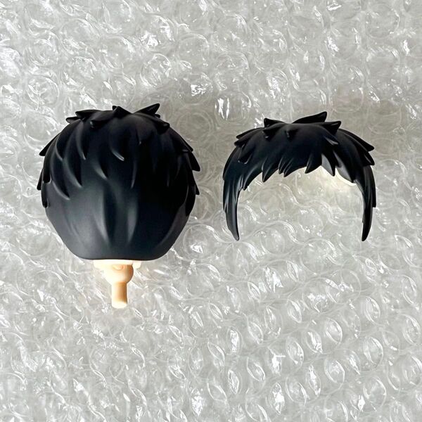 ねんどろいど 新菜/五条新菜 髪パーツ,短髪 その着せ替え人形は恋をする/着せ恋/ビスク・ドール 黒髪/カスタム/パーツ