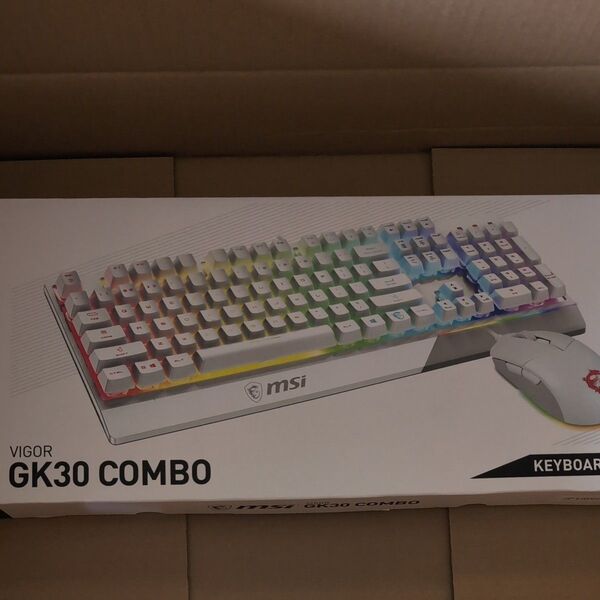 MSi ゲーミングキーボード+マウスパッド GK30 COMBO/GD22