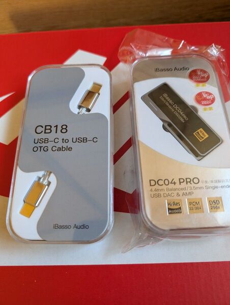 iBasso Audio DC04PRO【新品未開封品】+USB CケーブルiBasso Audio CB18【新品未開封品】