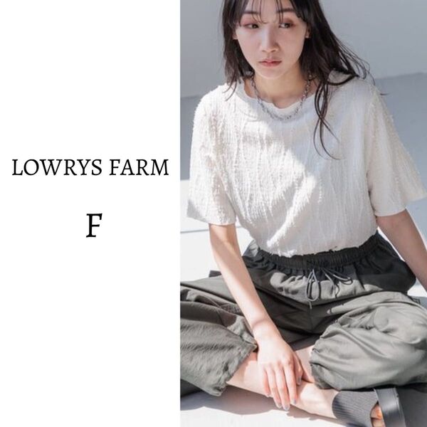 美品 ローリーズファーム LOWRYS FARM 定価3980円 カットソー トップス 半袖