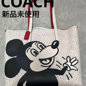 COACH×DISNEY×KEITH HARING コーチ ミッキーマウス 限定コラボ トートバッグ 新品未使用