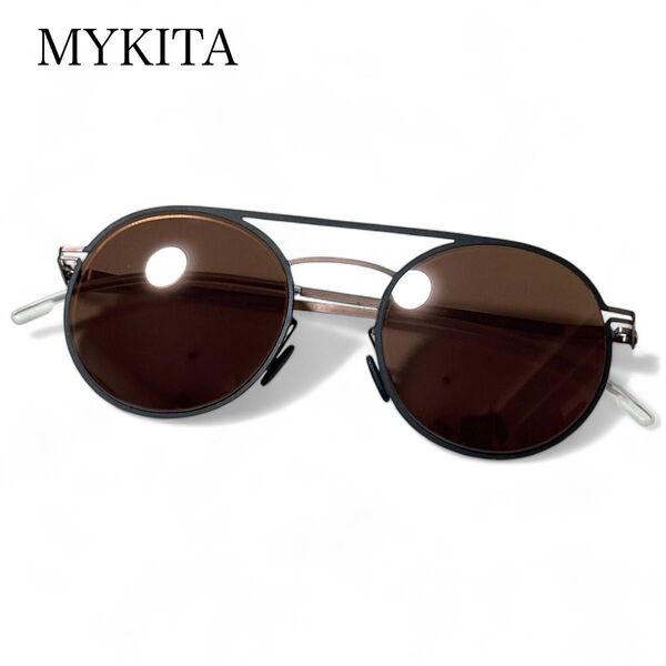 MYKITA マイキータ Roald ロアルド サングラス ステンレス ダブルブリッジ アイウェア メガネ 眼鏡 ブラウン