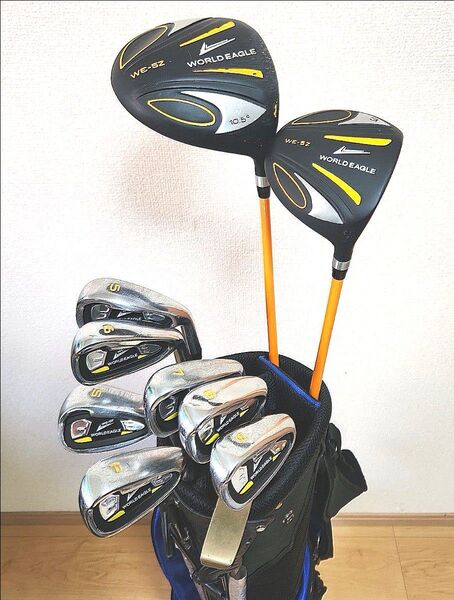 ゴルフクラブセット 初心者 ゴルフデビュー 10本 WORLD EAGLE WE-5Z ODYSSEY u.s.Athletes