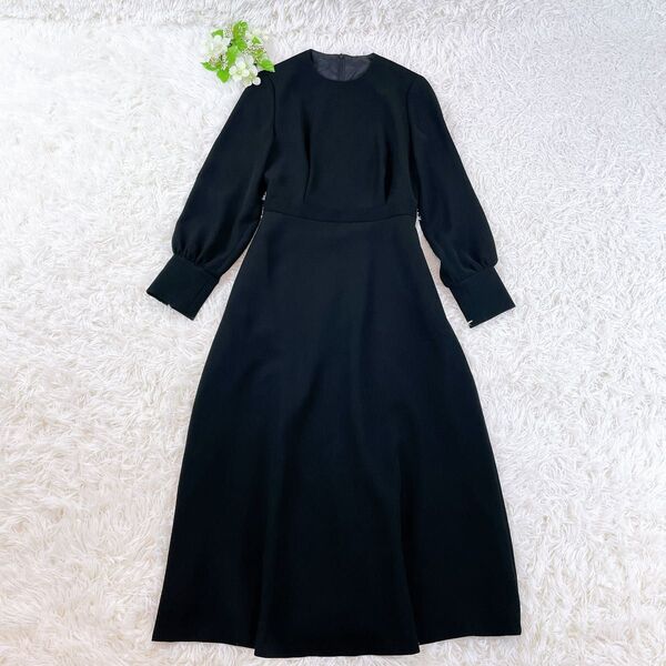 未使用 kaene ブラックフォーマル 冠婚葬祭 Aライン 34 S ワンピース