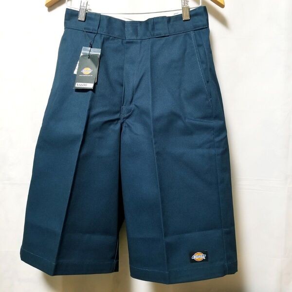 新品 ディッキーズ Dickies ハーフパンツ 28インチ ダークネイビー メンズ