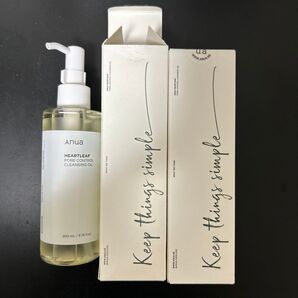 Anua ハートリーフ ポアコントロール クレンジングオイル 200ml 2個セット