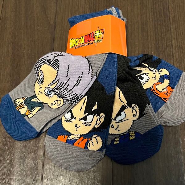 ドラゴンボール 26-29cm メンズ 靴下 ソックス くるぶし 4足セット 新品
