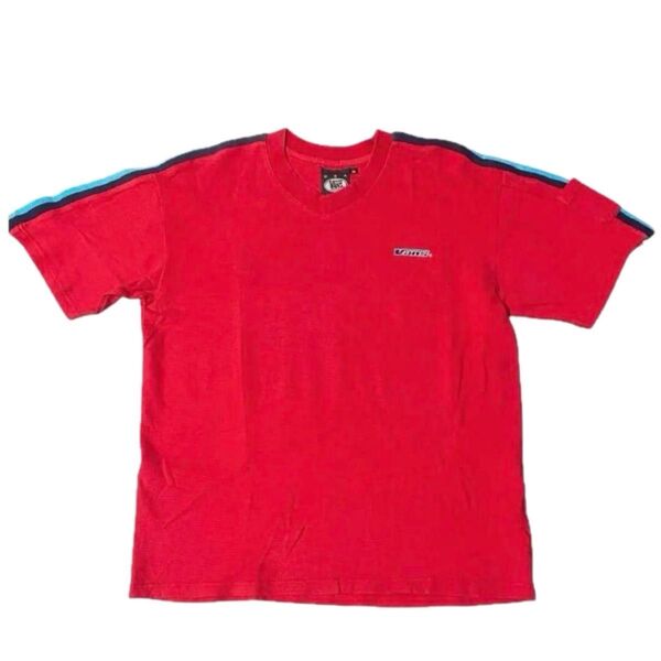 OLD vans バンズ オールドスケート tシャツ 90s 00s 半袖 カットソー 赤 レッド