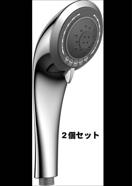 シャワーヘッド マイクロナノバブル ウルトラファインバブル 節水 水圧強い ミスト 5段階モード 2個セット