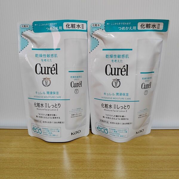 キュレル 化粧水Ⅱしっとり つめかえ用 2個