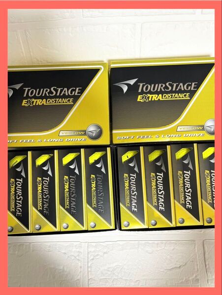 新品未使用 BRIDGESTONE(ブリヂストン) ゴルフボール TOURSTAGE エクストラディスタンス 2ダース イエロー