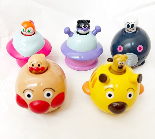 【全5種】【ぽちっとプロジェクター】アンパンマン ガシャポン ガチャガチャ