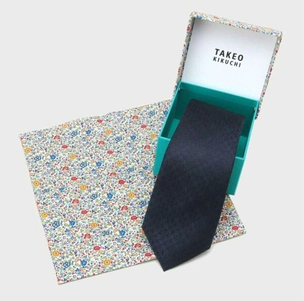 プレゼントに ハンカチ×ネクタイ ギフトBOX タケオキクチ LIBERTY