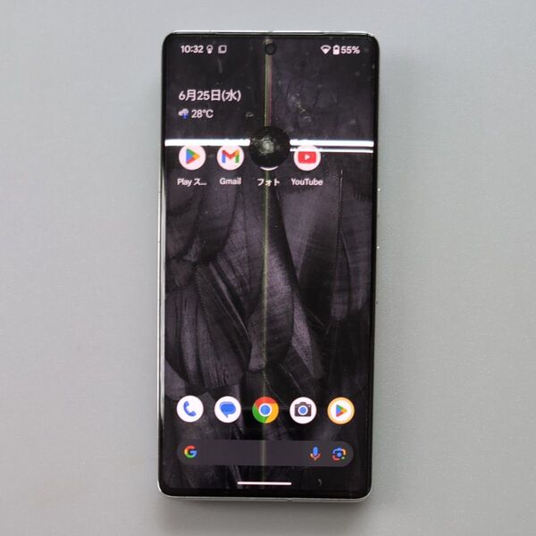 Google Pixel 7 pro ホワイト 画面割れ ジャンク