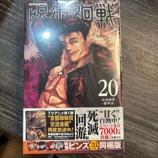 呪術廻戦 20巻 特製ピンズ20個付き