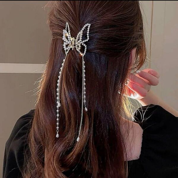 SHEIN シーイン ヘアクリップ バタフライ Butterfly 蝶々 ヘア バレッタ ヘッドドレス ヘアピン ヘアアクセサリー