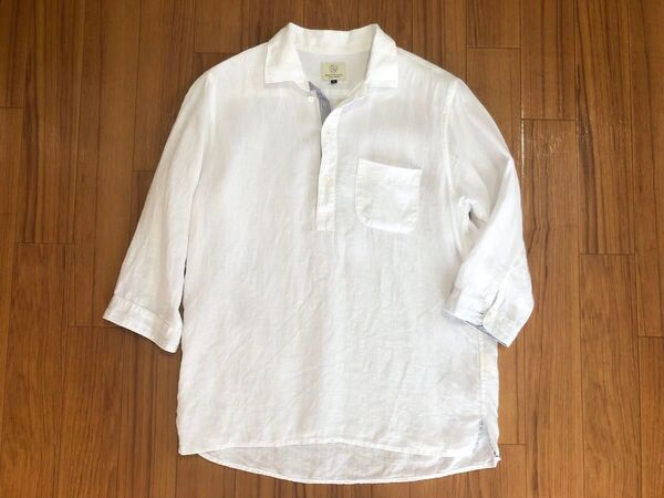 BEAUTY&YOUTH UNITED ARROWS ビューティー&ユース ユナイテッドアローズ リネン 7分袖シャツ Mサイズ