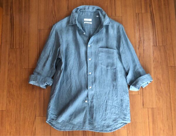 BEAUTY&YOUTH UNITED ARROWS ビューティー&ユース ユナイテッドアローズ リネン100% 7分袖シャツ