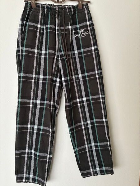 HUFメンズ チェックパンツ S