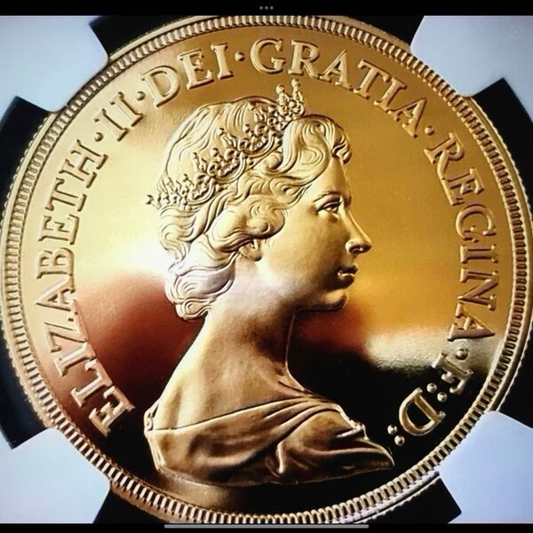 ★20%OFF…230,000…1980年 イギリス エリザベス女王 ソブリン金貨 NGC PF70UCAM 最高鑑定