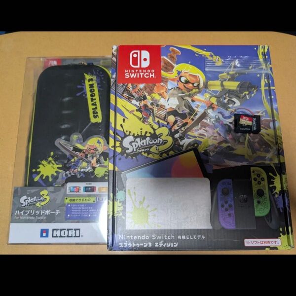 Nintendo Switch ニンテンドースイッチ 有機ELモデル スプラトゥーン3エディション 本体 3点セット