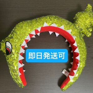 【美品】ジュラシックパーク カチューシャ スパンコール USJ ユニバ