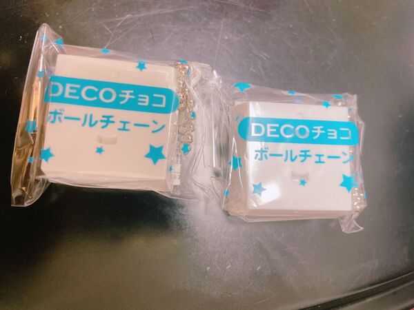 DECOチョコボールチェーン 2個セット デコチョコ チロルチョコ キーホルダー マスコット ストラップ