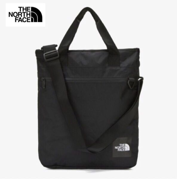 新品未使用 THE NORTH FACE ノースフェイス ニューアーバン トートバッグ チャック付 A4収納 通学通勤 ブラック色