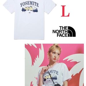 新品未使用 THE NORTH FACE ノースフェイス ヨセミテ ラウンド Tシャツ 半袖 ホワイト L 海外限定