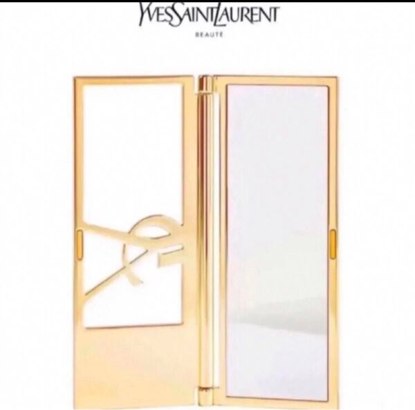 即発送イヴ・サンローラン YSL ミラー 手鏡 ゴールド ノベルティ 未使用